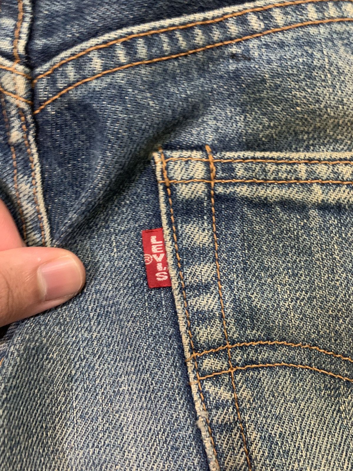 Levi's Vintage Clothing Levis 502 xx Big E Selvedge Japan Size US 31 - 11 Thumbnail
