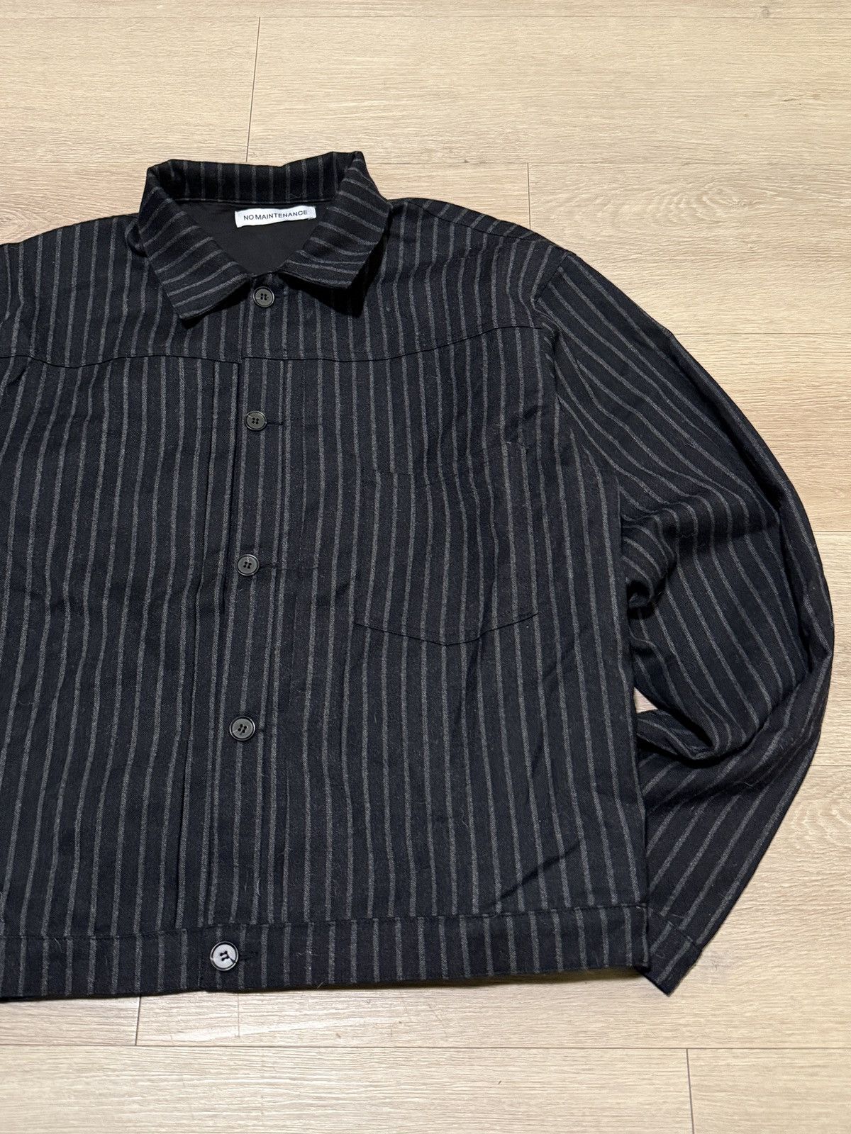 No Maintenance No Maintenance Wool Striped Type one Jacket Size US XL / EU 56 / 4 - 2 Thumbnail