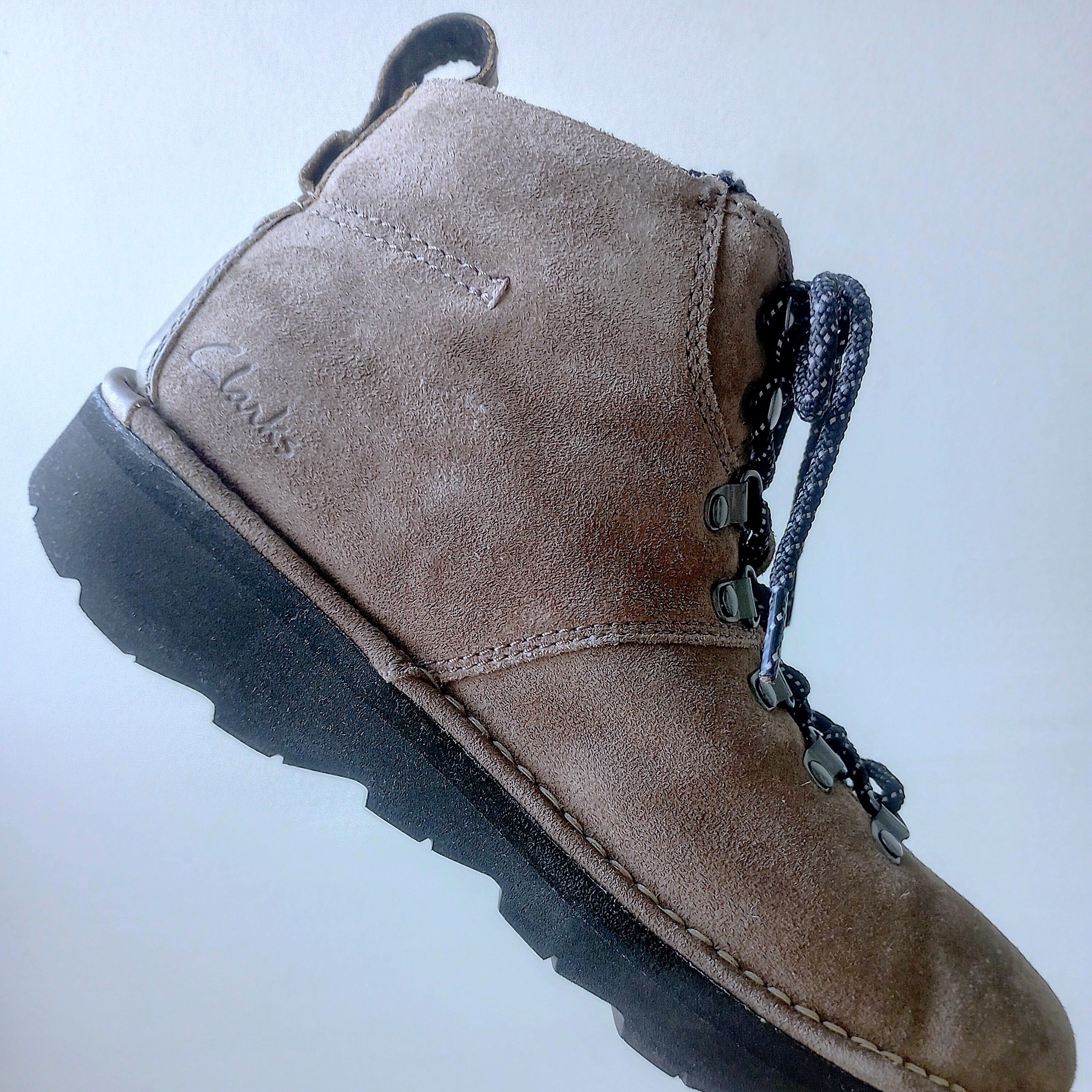 Clarks Clarks Men's Craftdale Hike Lightweight Boot in Gray Suede Size US 9 / EU 42 - 7 Thumbnail