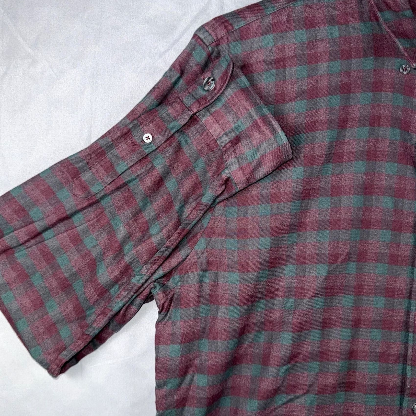 Todd Snyder Todd Snyder Shirt Men's XL Red Green Plaid Flannel Button Front Long Sleeve Size US XL / EU 56 / 4 - 7 Thumbnail