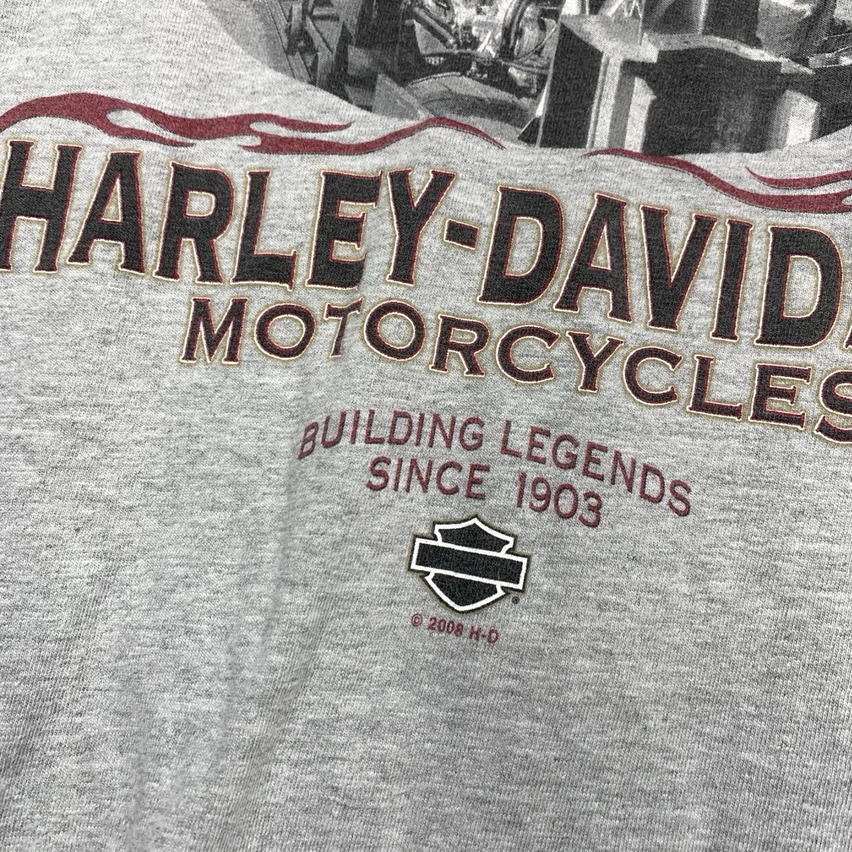 Harley Davidson Harley-Davidson Shirt Mens XL Motorcycle Long Sleeve Flame Dice Cards Casino Shirt Size US XL / EU 56 / 4 - 7 Thumbnail