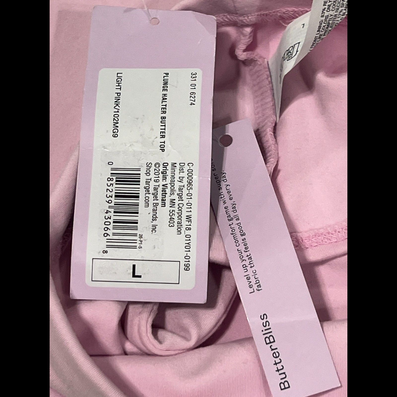 Other Wild Fable - Women's Plunge Butterbliss Tank Top - Light Pin Size L / US 10 / IT 46 - 9 Thumbnail