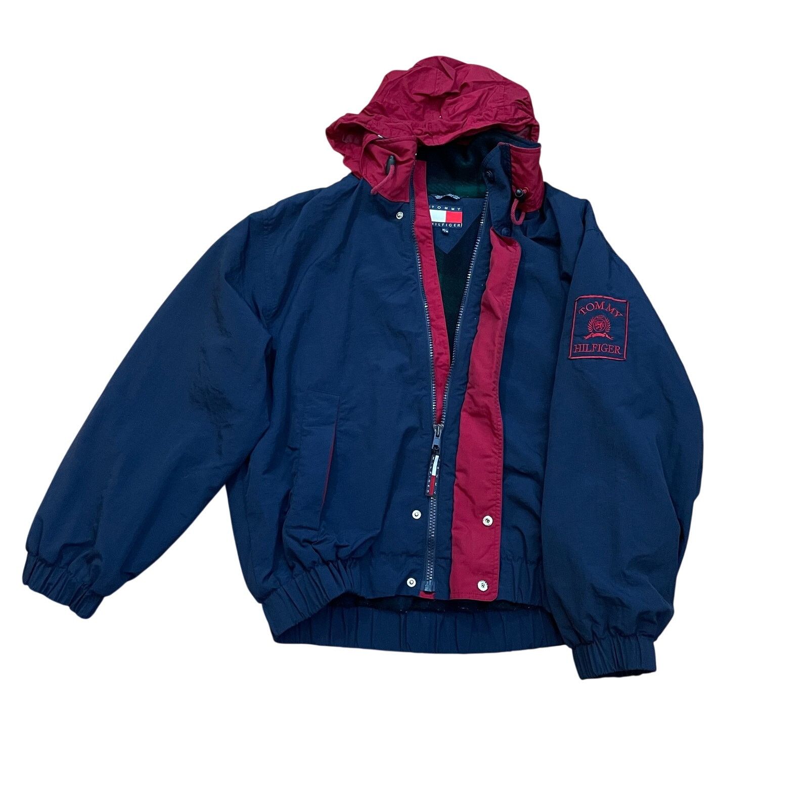 Tommy Hilfiger VTG Tommy Hilfiger Windbreaker Jacket - SIze M Size US M / EU 48-50 / 2 - 1 Thumbnail