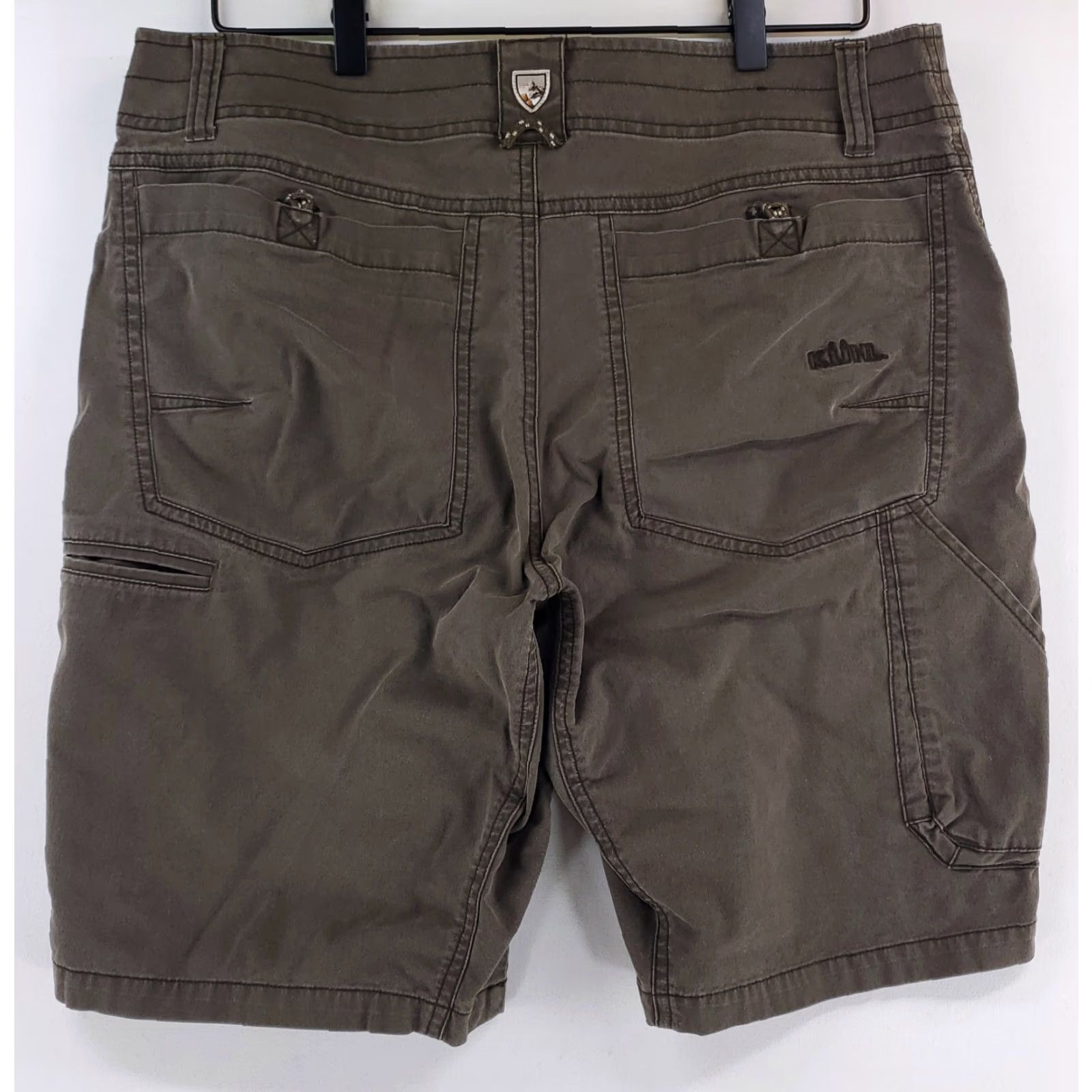 Olive Kuhl Ramblr Shorts Olive Green 10 Inch Inseam Hiking Mens 34 Brown Chino 34 Mens Size US 34 / EU 50 - 3 Thumbnail