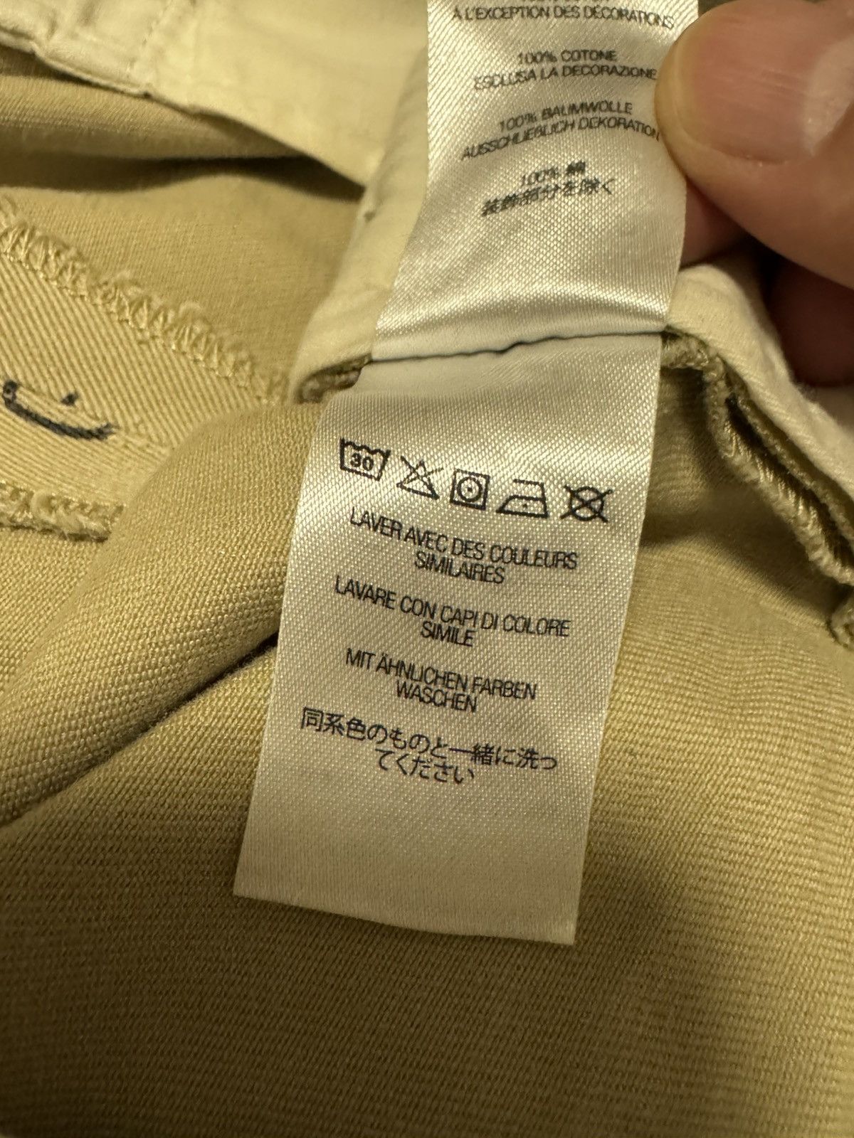 Supreme Supreme Gonz Poems Chino Pant "Khaki" Size US 32 / EU 48 - 6 Thumbnail