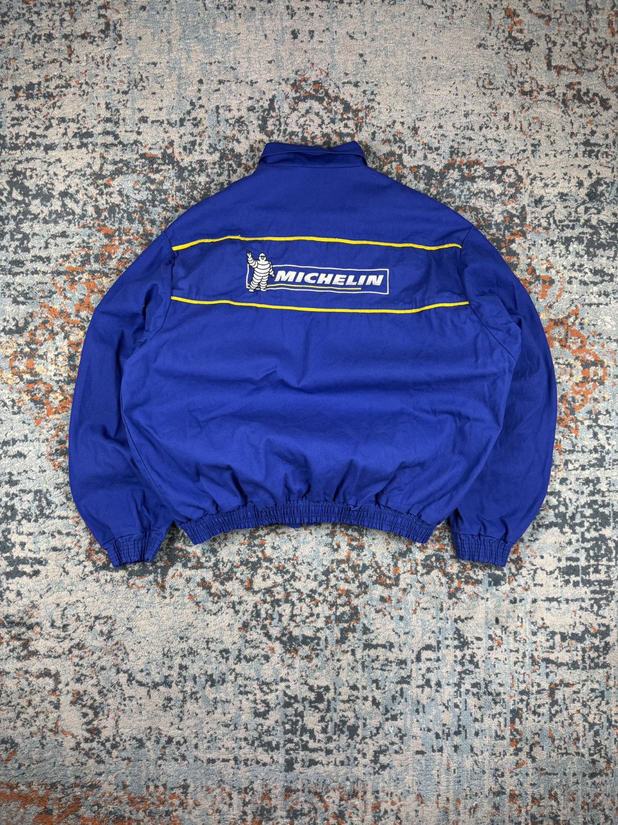 Vintage Vintage 80s Michelin embroidered workwear racing jacket Size US XL / EU 56 / 4 - 2 Thumbnail