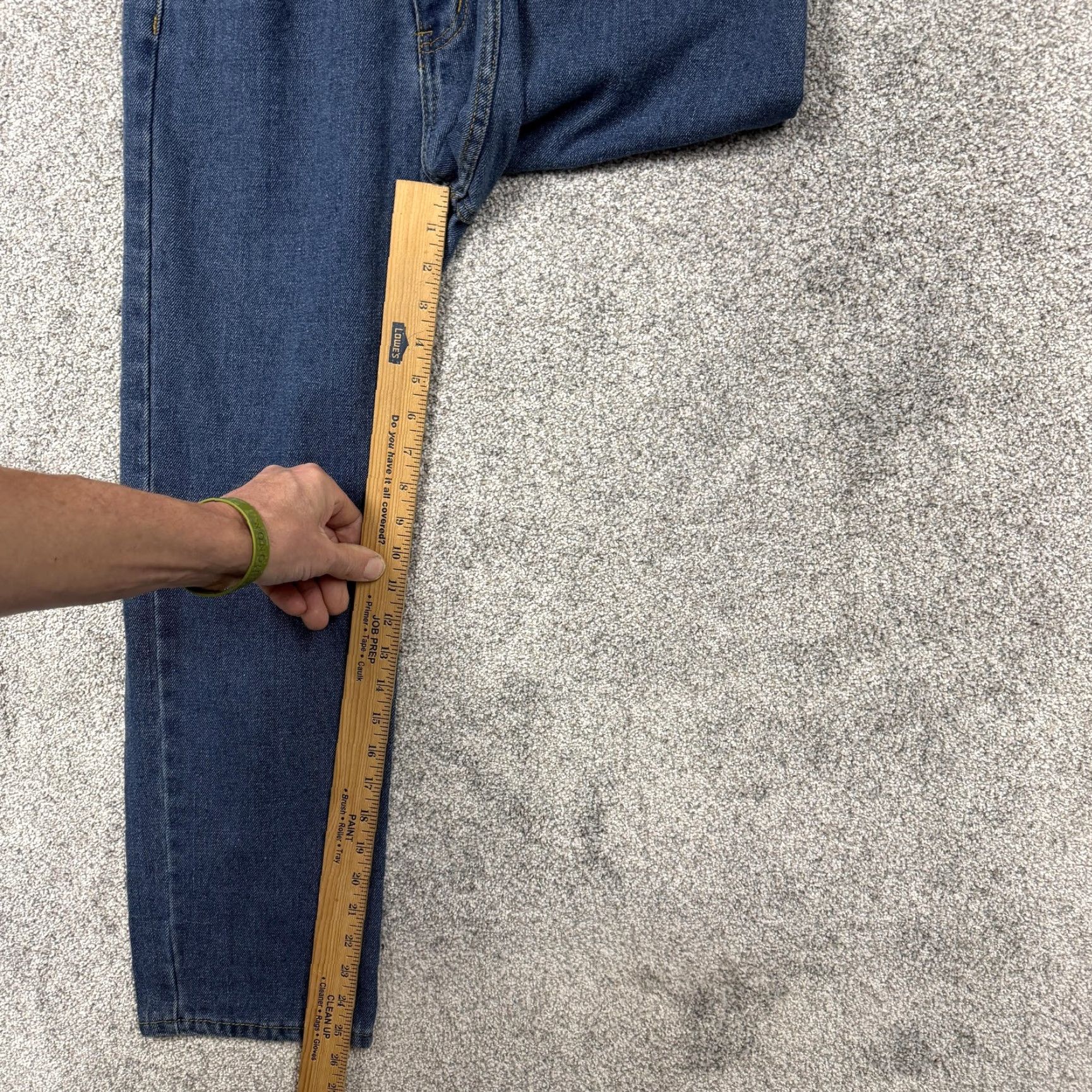 Architect VTG Architect Jeans Womens 14R 26x25.5 Blue Relaxed Fit Straight Leg Denim Size 36" / US 14 / IT 50 - 4 Thumbnail