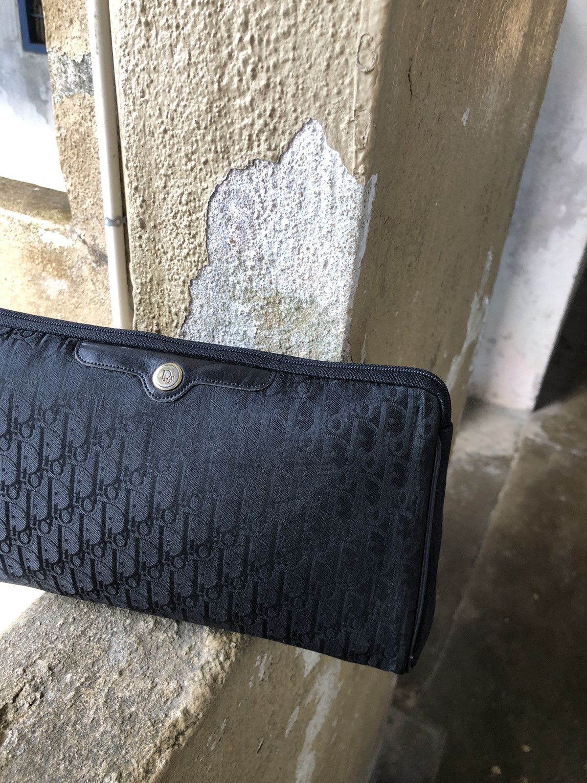 Christian Dior Monsieur Vintage Christian Dior Monogram Clutch Bag Black Size ONE SIZE - 6 Thumbnail