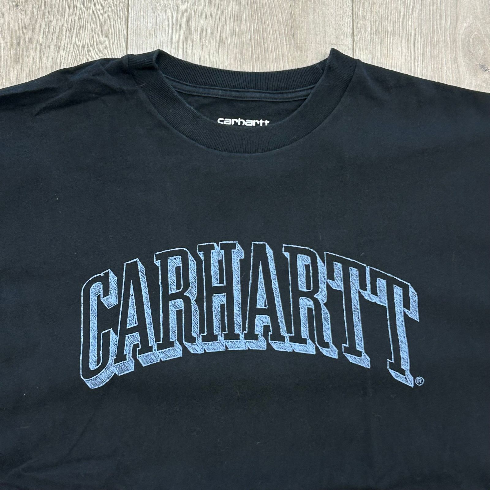 Carhartt Wip Carhartt WIP Scrawl Script Black Tee T Shirt size Medium M Size US M / EU 48-50 / 2 - 3 Thumbnail