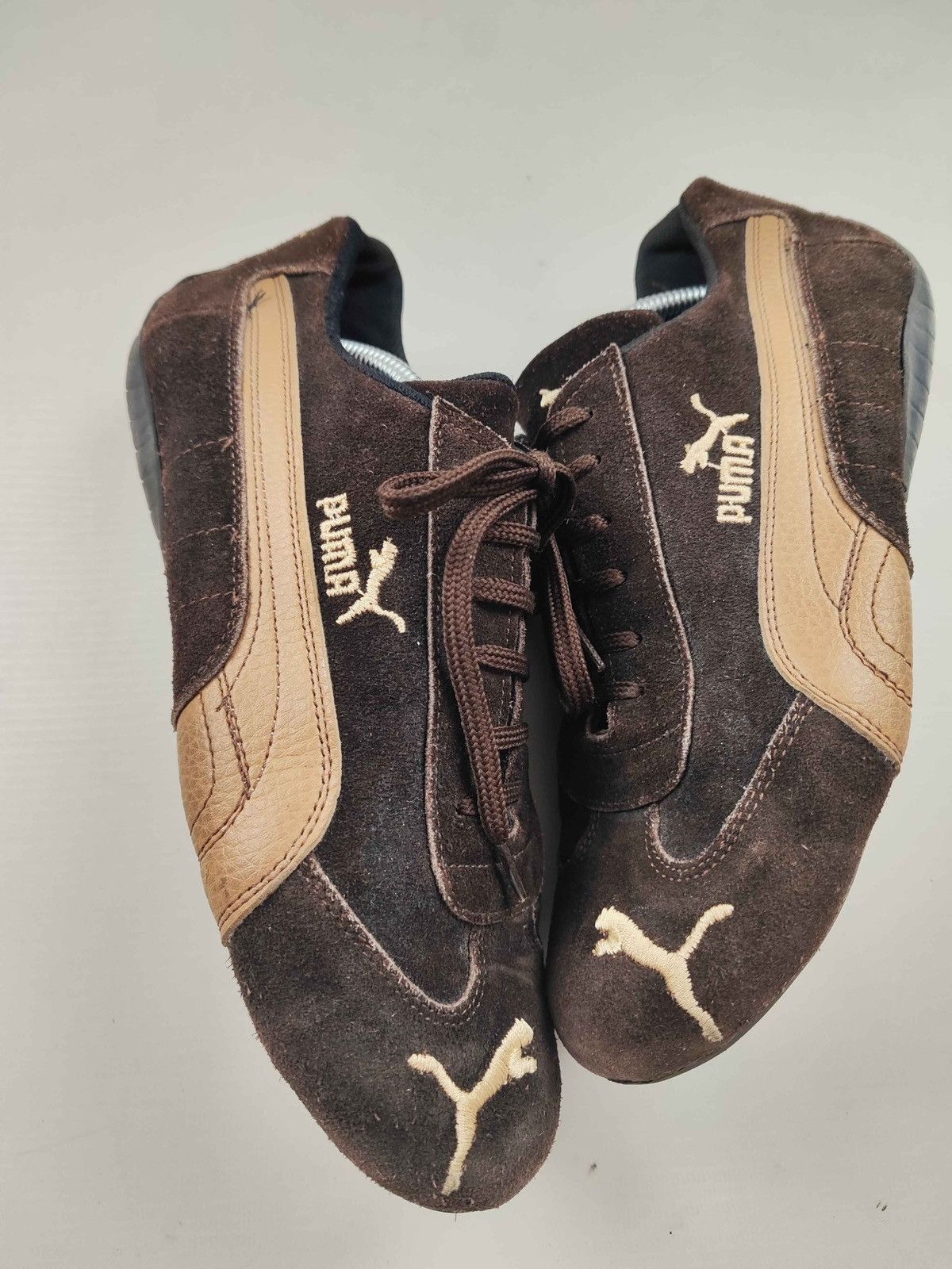 Puma Crazy Insane Vintage Puma Speedcat Brown Low Top Sneakers Size US 6 / IT 36 - 2 Thumbnail