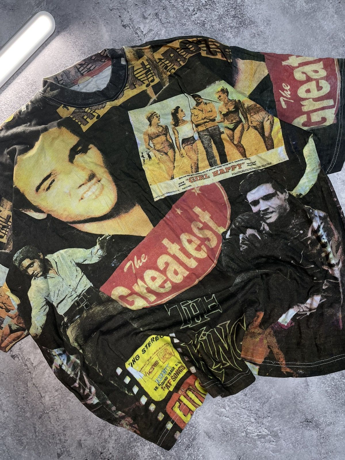 Band Tees Vtg The Smiths x Elvis Presley AOP Band Tee M Size US L / EU 52-54 / 3 - 2 Thumbnail