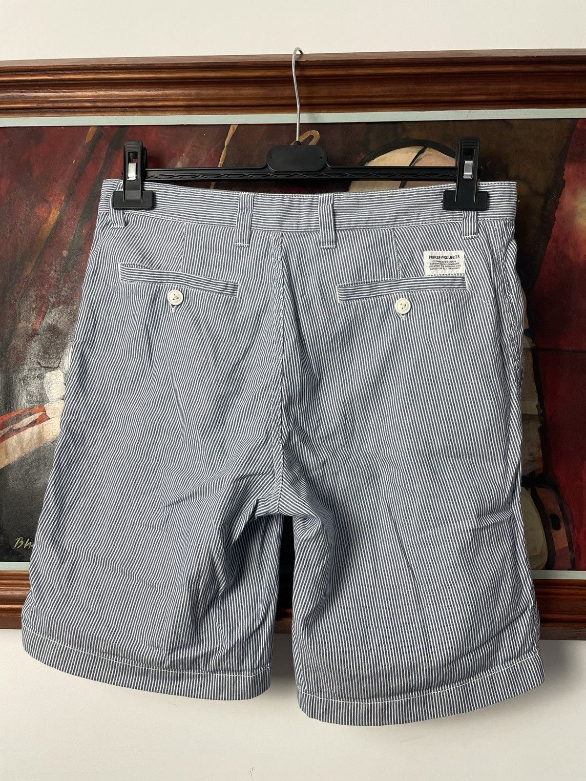 Norse Project Casual Striped Shorts Streetwear Hype Casual