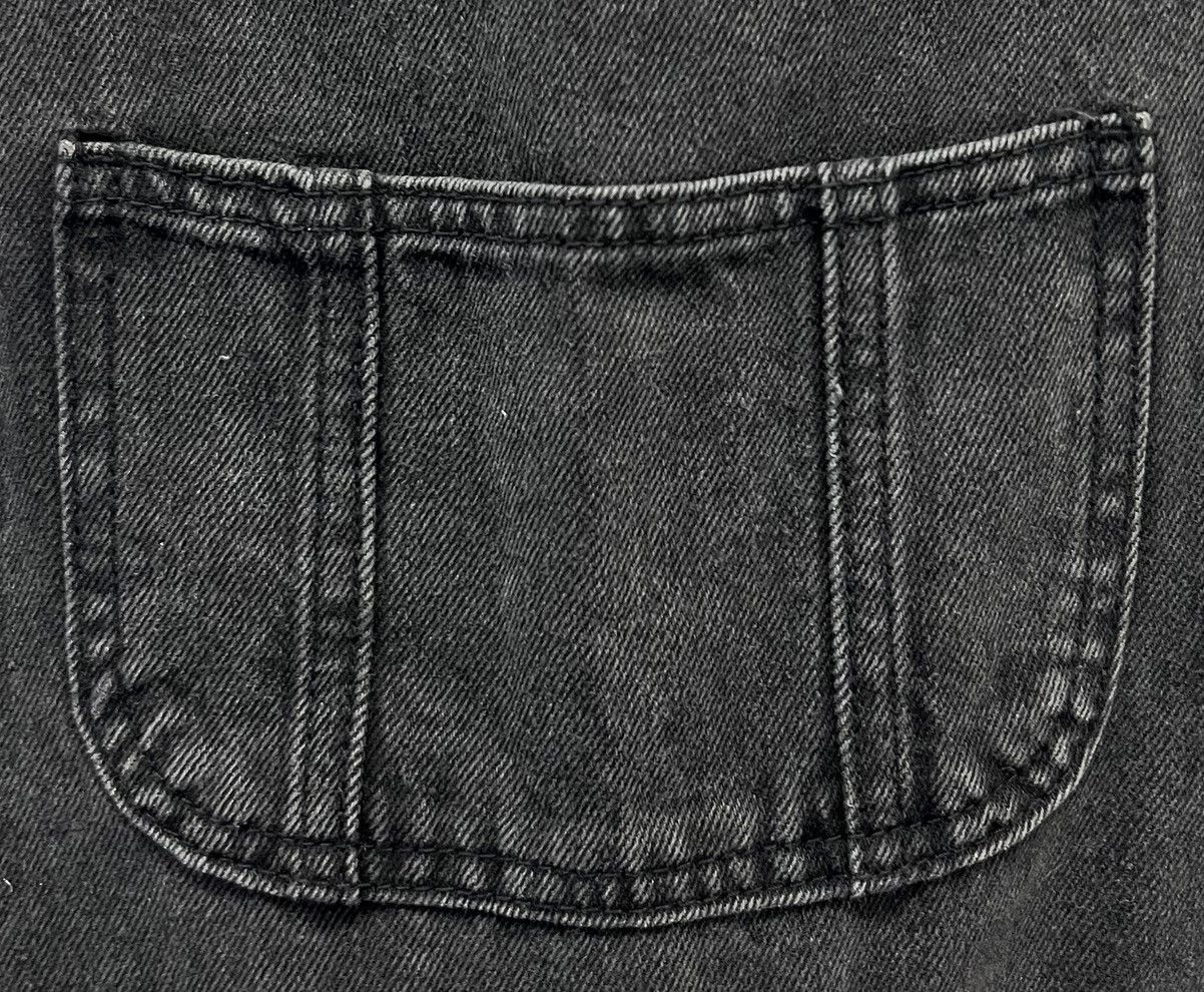 GU × Vintage GU Black Denim Overalls Size US 34 / EU 50 - 6 Thumbnail