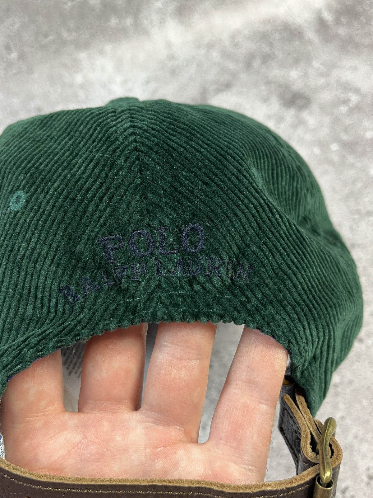 Polo Ralph Lauren Corduroy Baseball Cap Size ONE SIZE - 7 Thumbnail