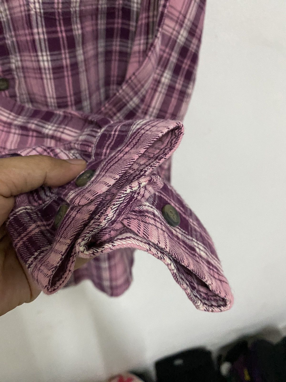Japanese Brand × Uniqlo Japanese Brand Plaid Tartan Flannel Shirt Size US M / EU 48-50 / 2 - 6 Thumbnail