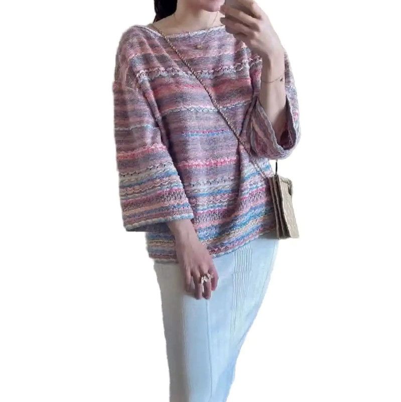 Chanel Chanel Multicolor Silk Short Sleeve Top 0089 Size S / US 4 / IT 40 - 1 Thumbnail