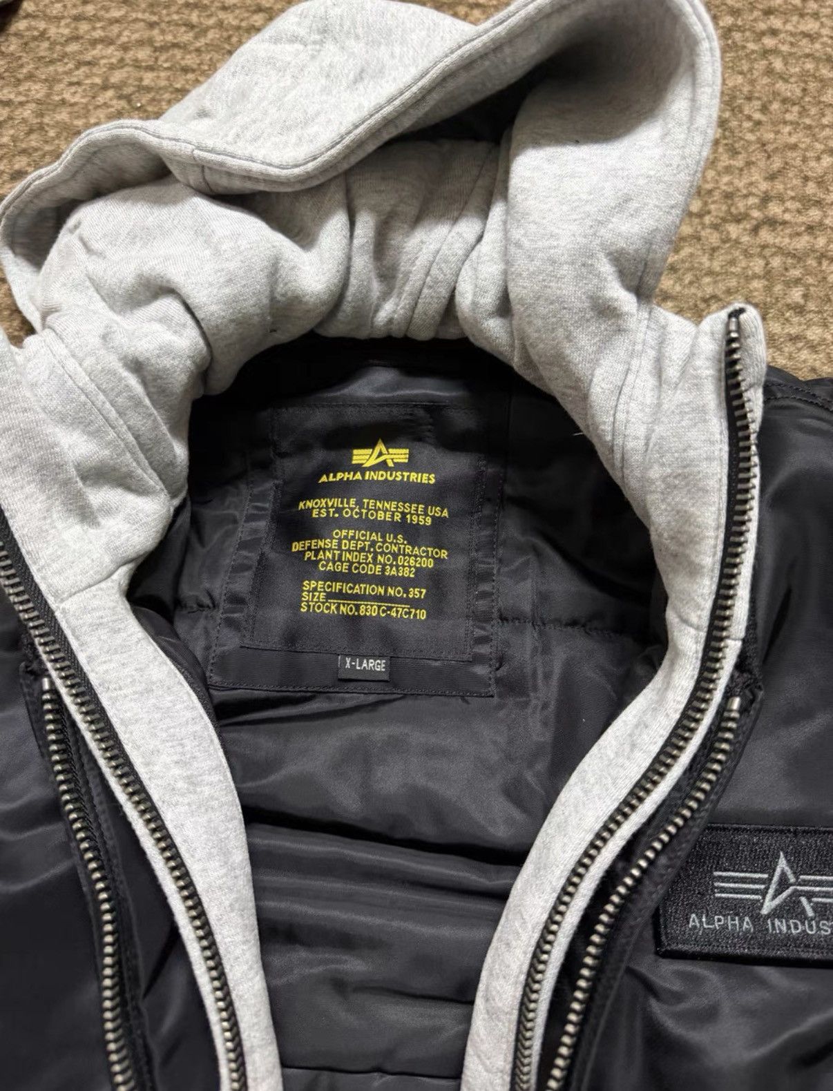 Alpha Industries Brand New Authentic ALPHA INDUSTRIES MA-1 Bomber Jacket Size US M / EU 48-50 / 2 - 4 Thumbnail