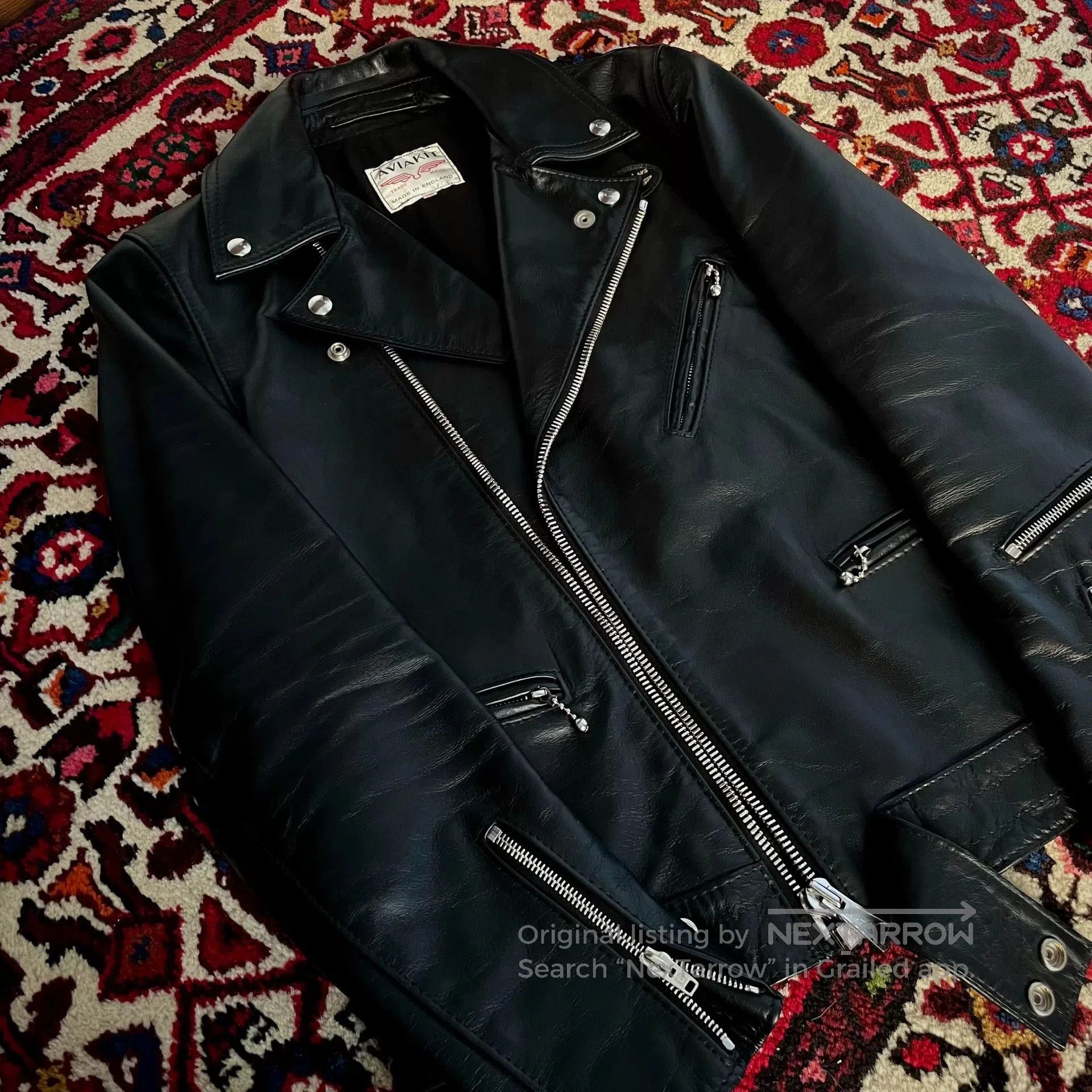Lewis Leathers lewis leathers black leather biker jacket. Size US M / EU 48-50 / 2 - 2 Thumbnail