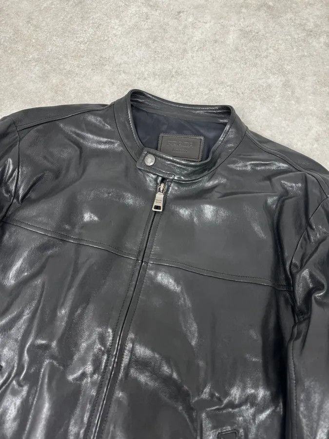 Prada AW2011 Prada Black Biker Leather Jacket Size US M / EU 48-50 / 2 - 5 Thumbnail