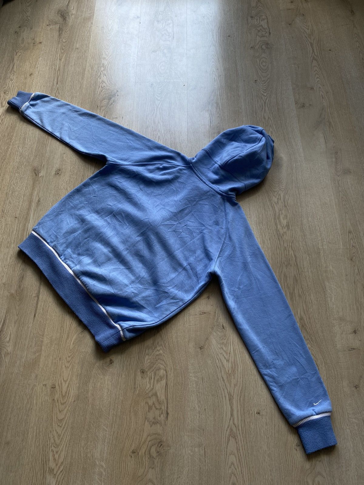 Japanese Brand × Nike × Vintage Nike Vintage Zip Hoodie Carolina Big Logo Japanese Hype Rare Size US S / EU 44-46 / 1 - 9 Thumbnail