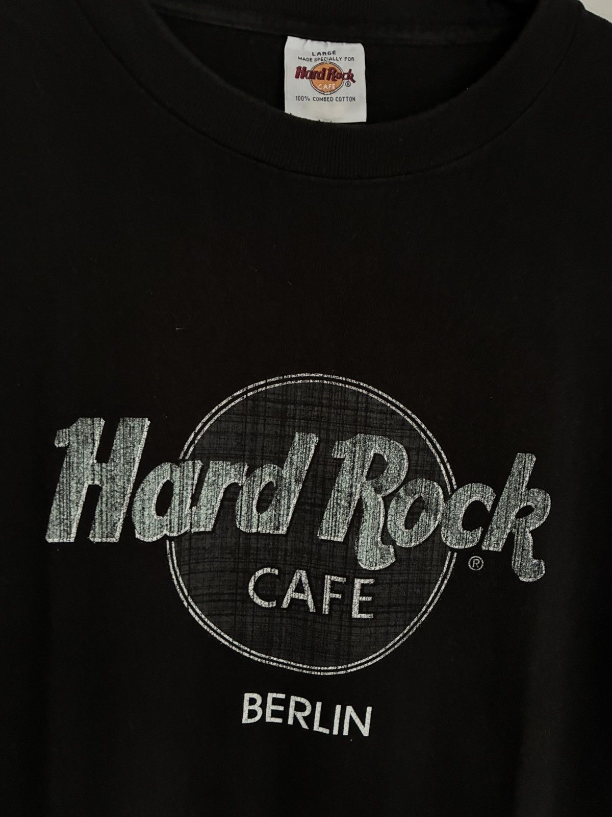 Hard Rock Cafe Vintage koszulka Hard Rock Cafe Berlin 90s t-shirt Logo Size US L / EU 52-54 / 3 - 2 Thumbnail