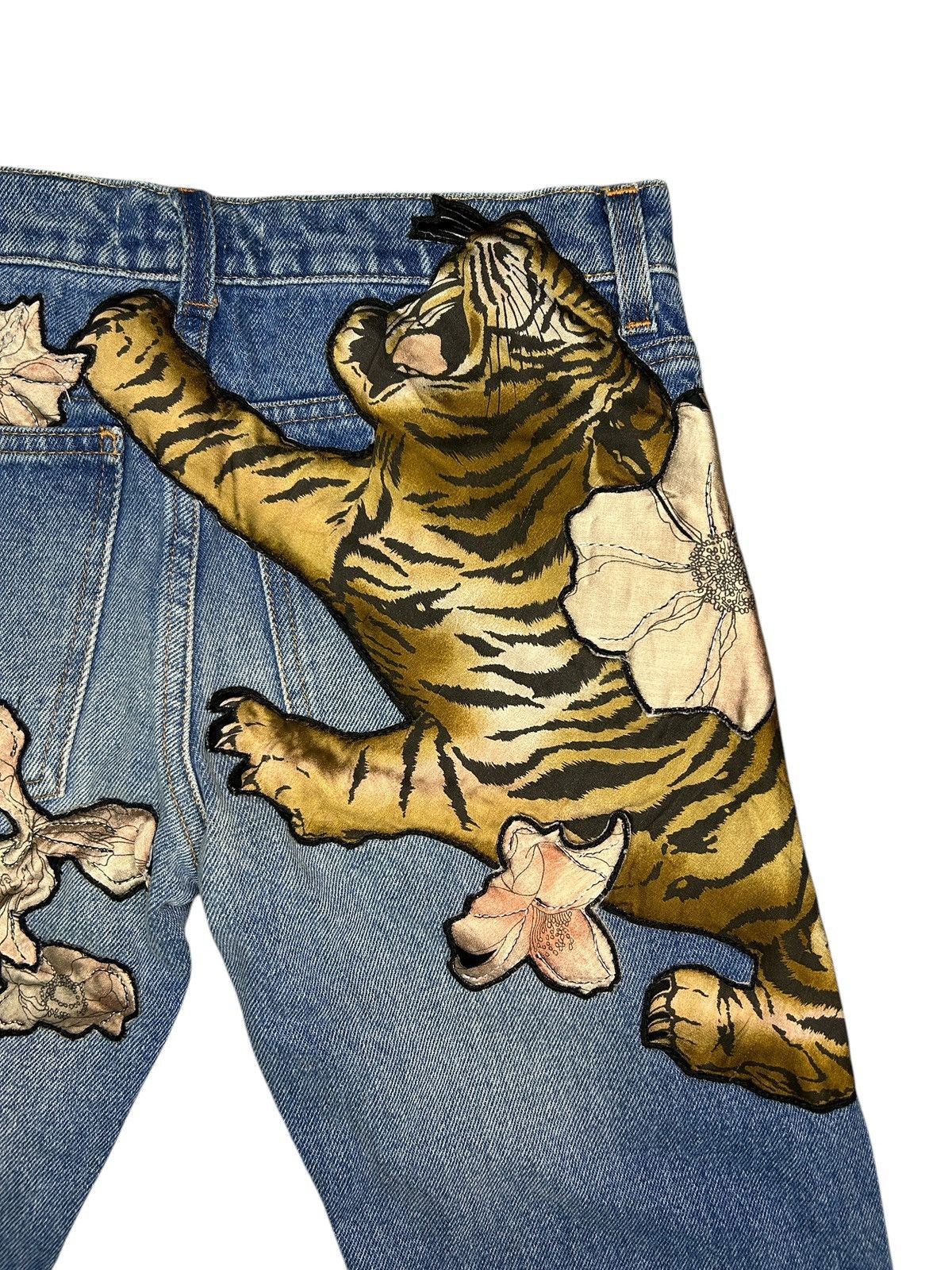 Chloe F/W 03 Tiger Denim Size 25" / US 0 / IT 36 - 7 Thumbnail