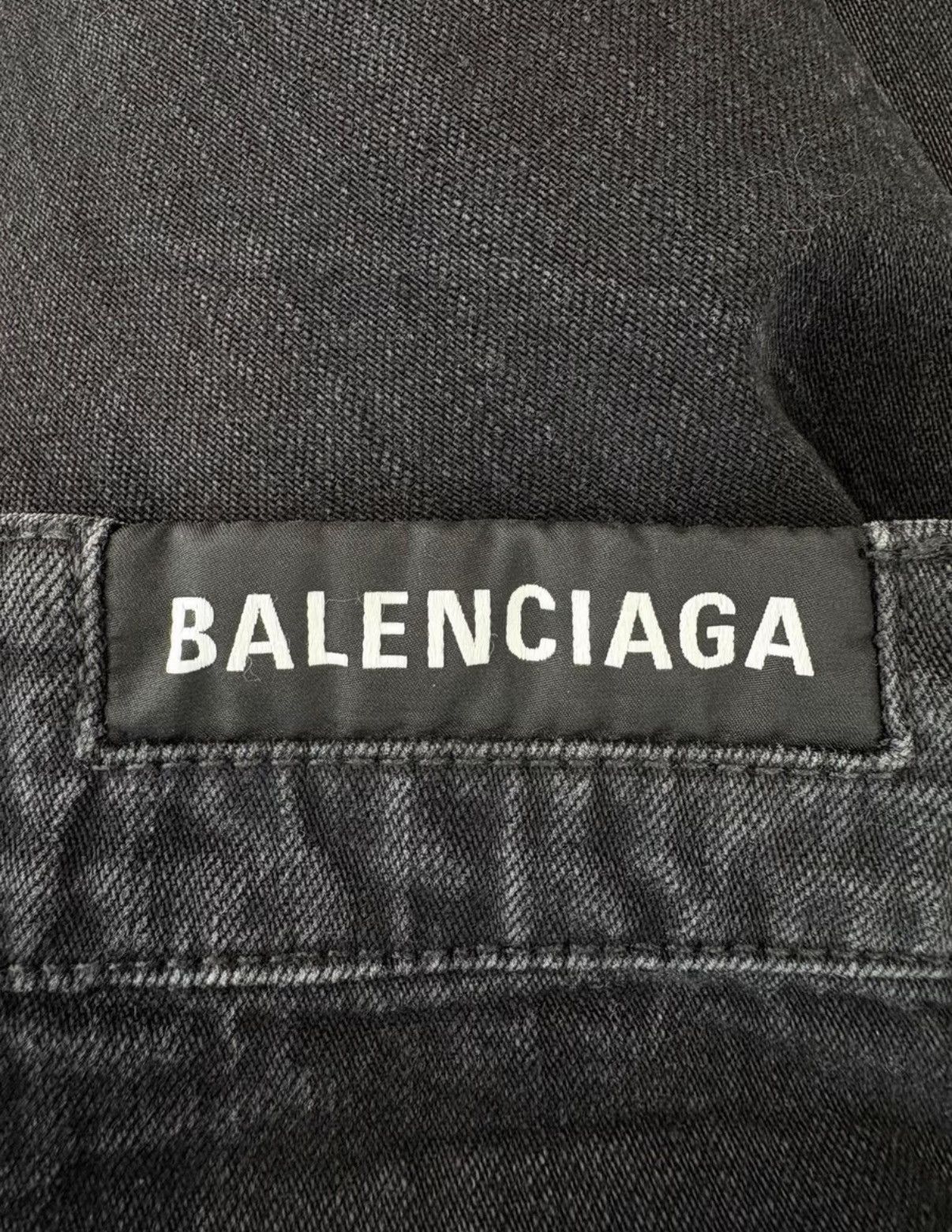 Balenciaga Brand New BALENCIAGA Drawstring Distressed Jeans K1 Size US 32 / EU 48 - 4 Thumbnail
