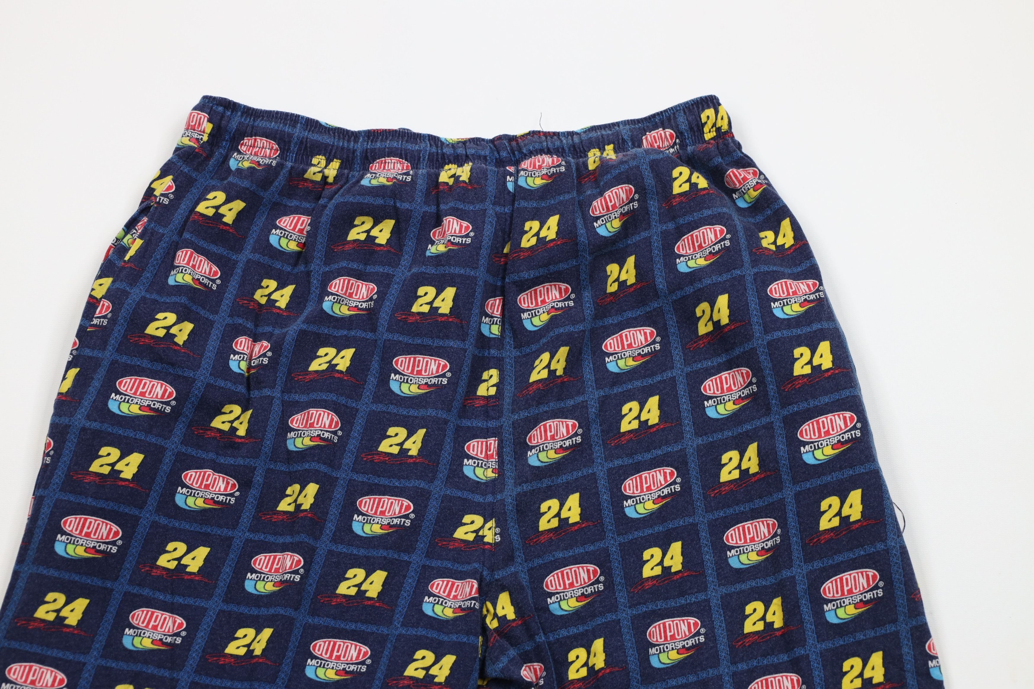 Vintage Vintage NASCAR Jeff Gordon Racing Wide Leg Pajama Pants Blue Size US 34 / EU 50 - 11 Thumbnail