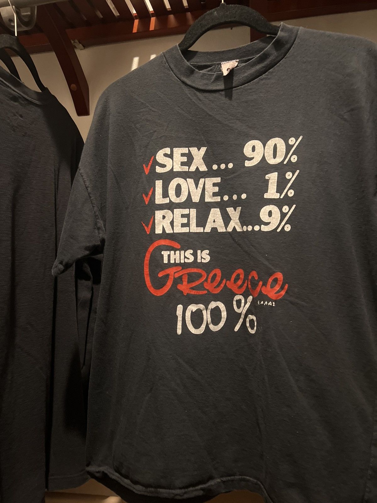 Vintage Vintage 90s Greece Sex Parody Shirt Size US L / EU 52-54 / 3 - 3 Thumbnail