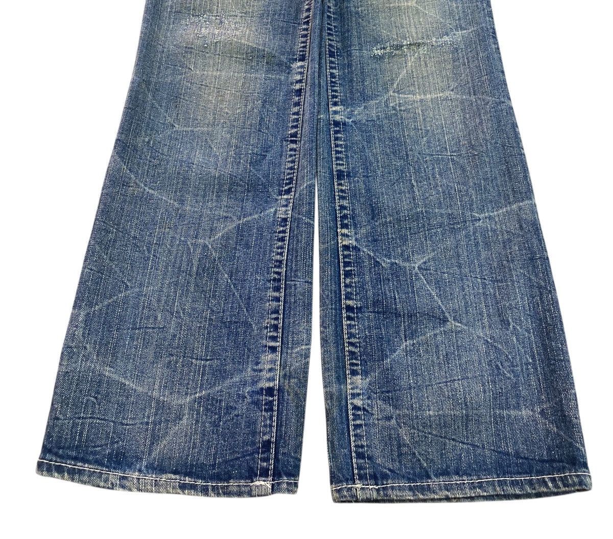 Japanese Brand Japanese Brand Mud Wash Honeycomb Style Straight Leg Jeans Size US 33 - 5 Thumbnail