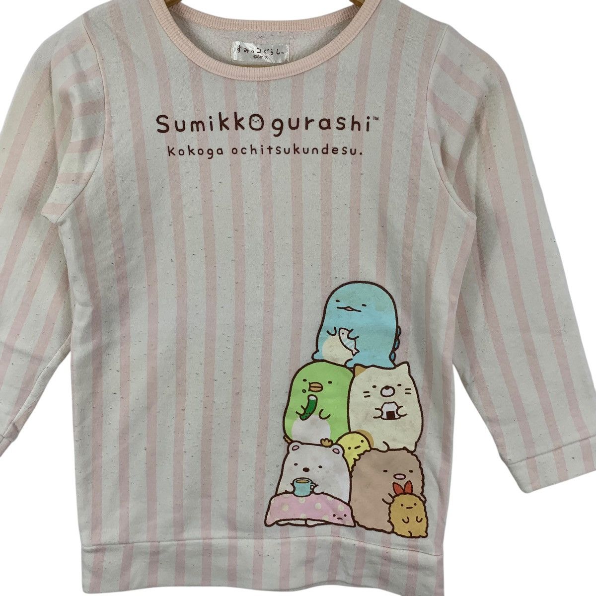 Other SUMIKKO GURASHI SAN-X Characters Anime Striped Tee Shirt Size XXS / US 00 / IT 34 - 6 Thumbnail
