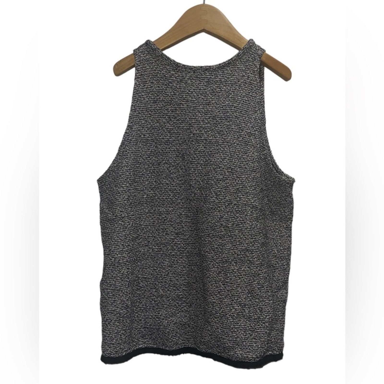 Madewell MADEWELL Tweed High-Low Swingy Fringe Tank Sweater Sz XS Size XS / US 0-2 / IT 36-38 - 5 Thumbnail