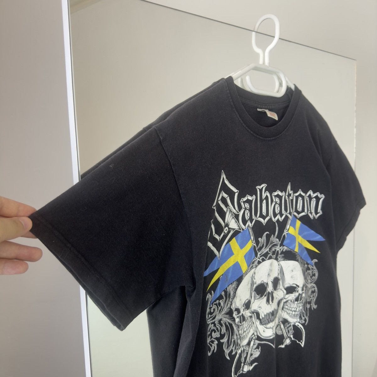 Band Tees Sabaton Rock Vintage 90s Rock Big Logo Size US L / EU 52-54 / 3 - 4 Thumbnail