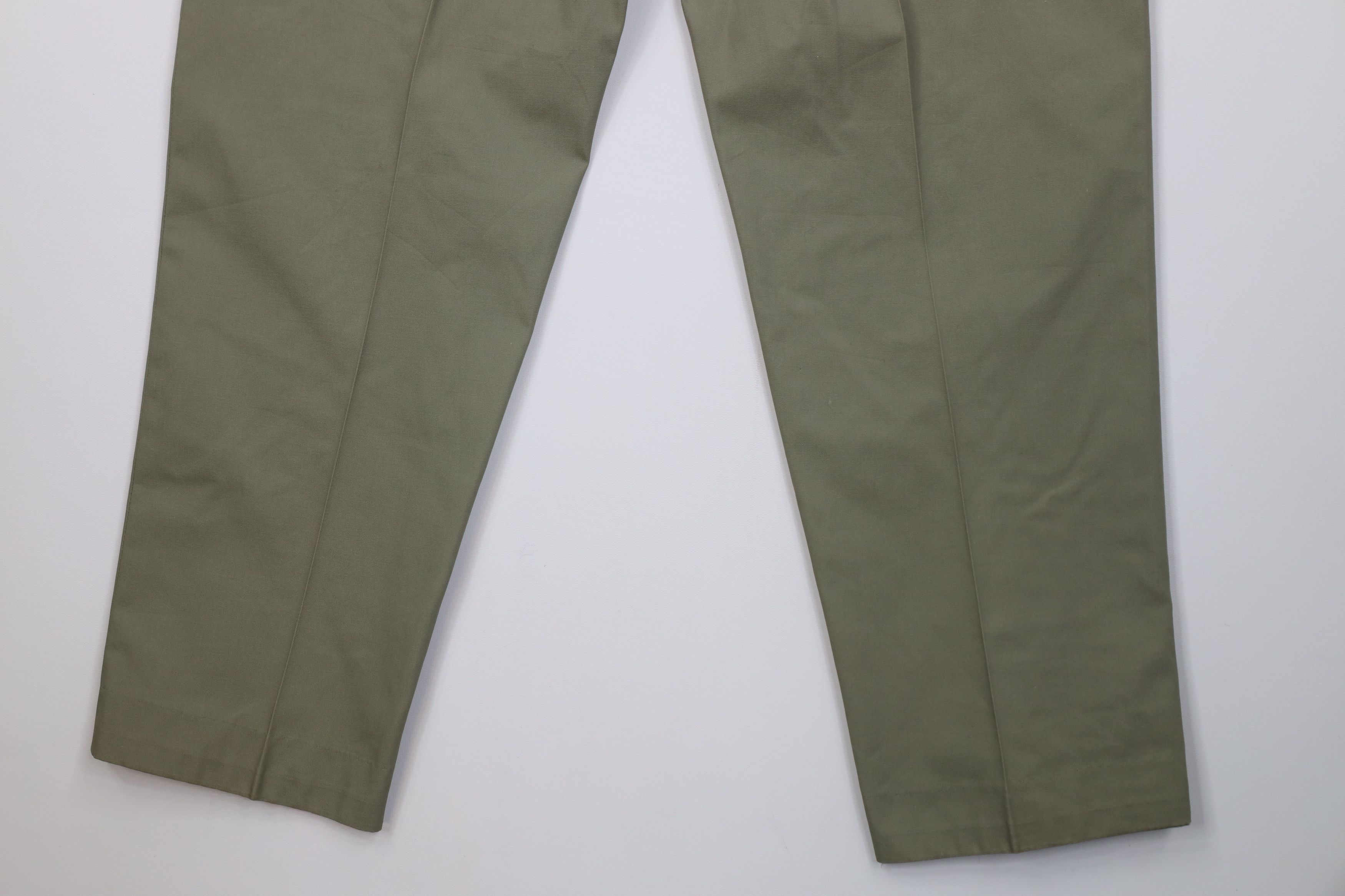 Vintage Vintage 60s 70s Streetwear Leg Chino Pants Light Green Size US 34 / EU 50 - 12 Thumbnail
