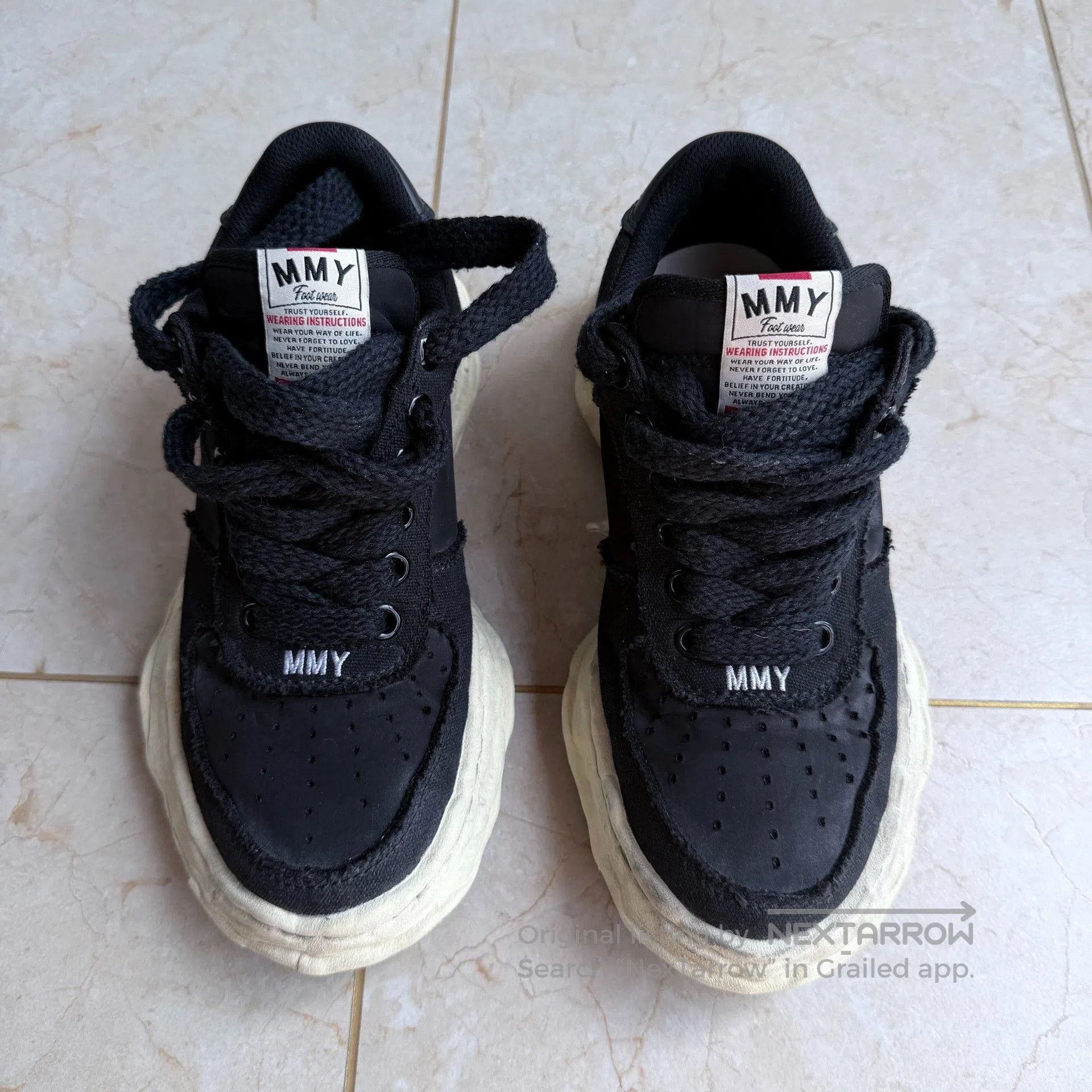 Maison MIHARA YASUHIRO Maison Mihara MMY Distressed Sneakers. Size US 7 / EU 40 - 3 Thumbnail