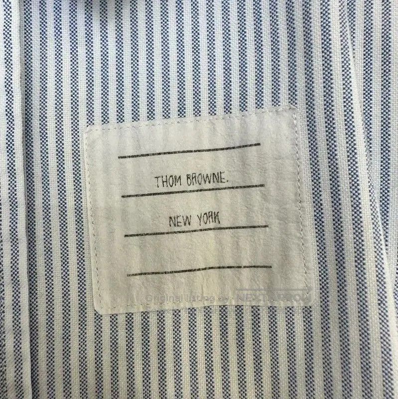 Thom Browne Thom Browne Striped Long Sleeve Shirt for Men . Size US S / EU 44-46 / 1 - 7 Thumbnail