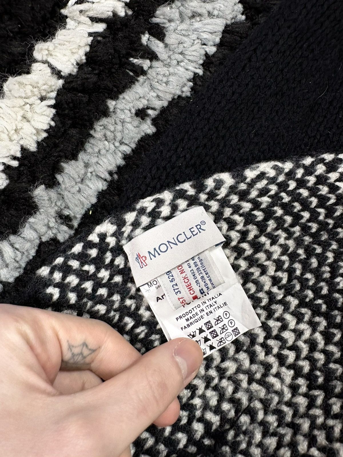 Moncler Moncler vintage oversized scarf wool swag Size ONE SIZE - 5 Thumbnail