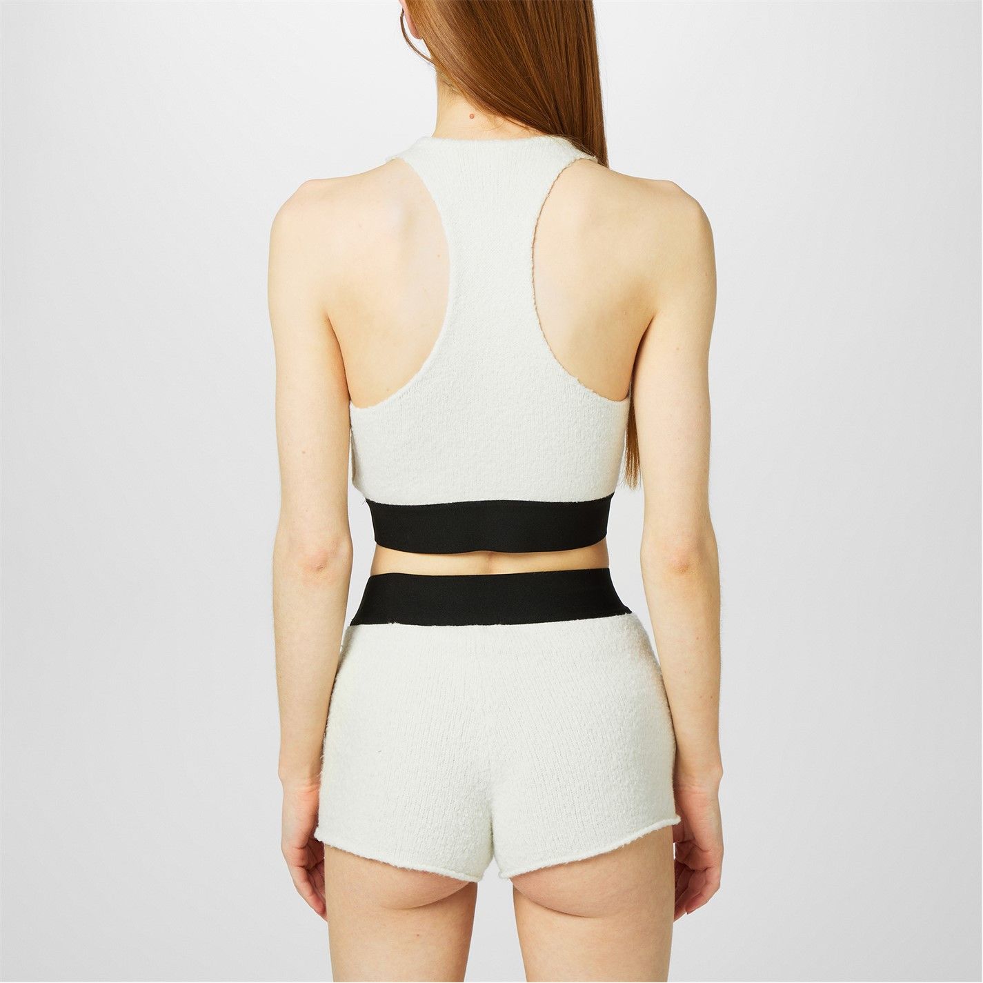 Palm Angels o1g2r1mq0325 Crop Top in Off White & Black Size M / US 6-8 / IT 42-44 - 5 Thumbnail