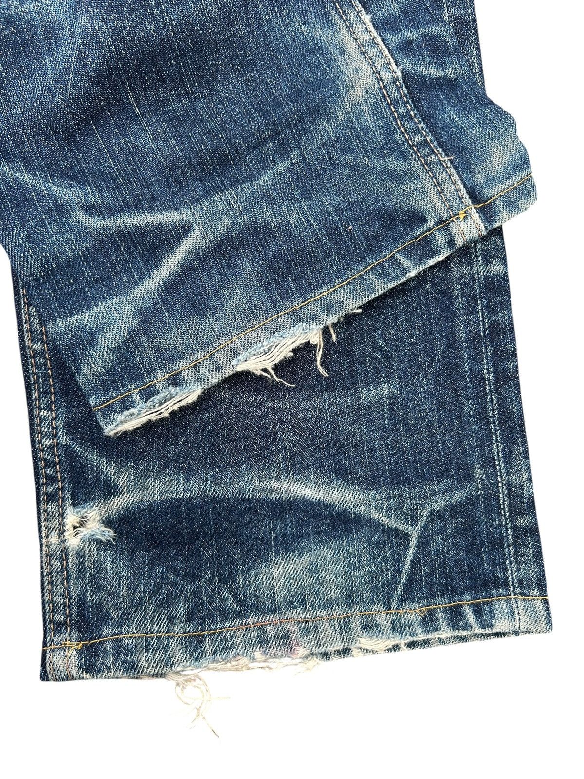 Kapital Vintage ETERNAL Selvedge Distressed Denim Jeans Size US 30 / EU 46 - 17 Thumbnail