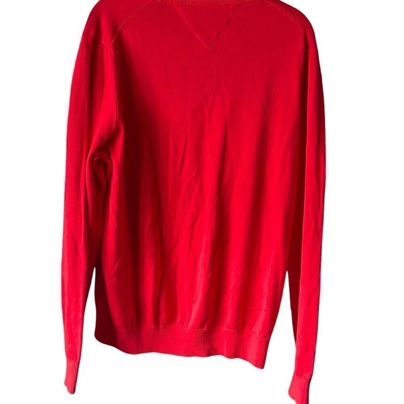 Tommy Hilfiger Tommy Hilfiger men's red cotton sweater large Size US L / EU 52-54 / 3 - 2 Thumbnail