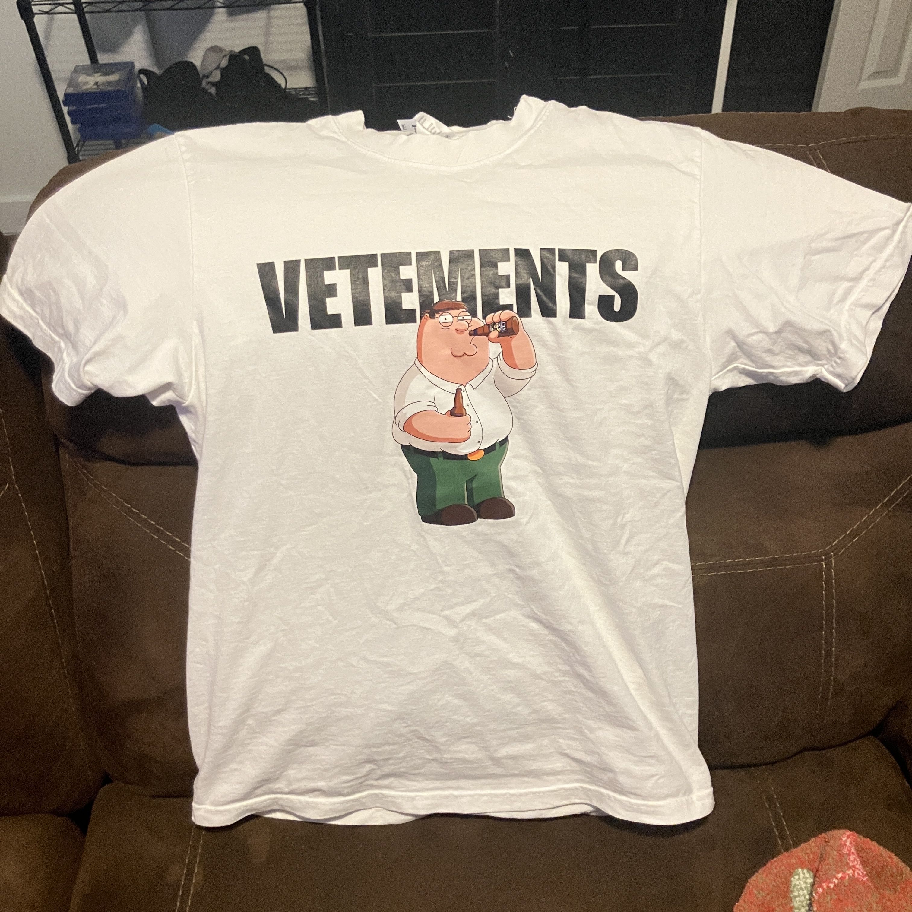 Grimykids Grimykids White Peter Griffin Vetements Tshirt Size US M / EU 48-50 / 2 - 1 Thumbnail