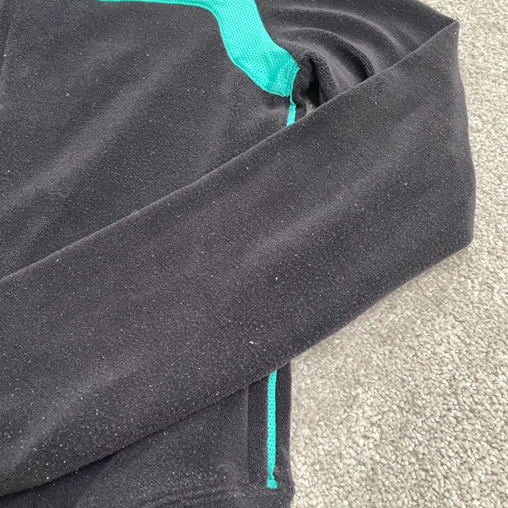 Nike Nike Hoodie Full Zip Sweatshirt Women S Black Blue Zip Pocket Active Comfort Size S / US 4 / IT 40 - 6 Thumbnail