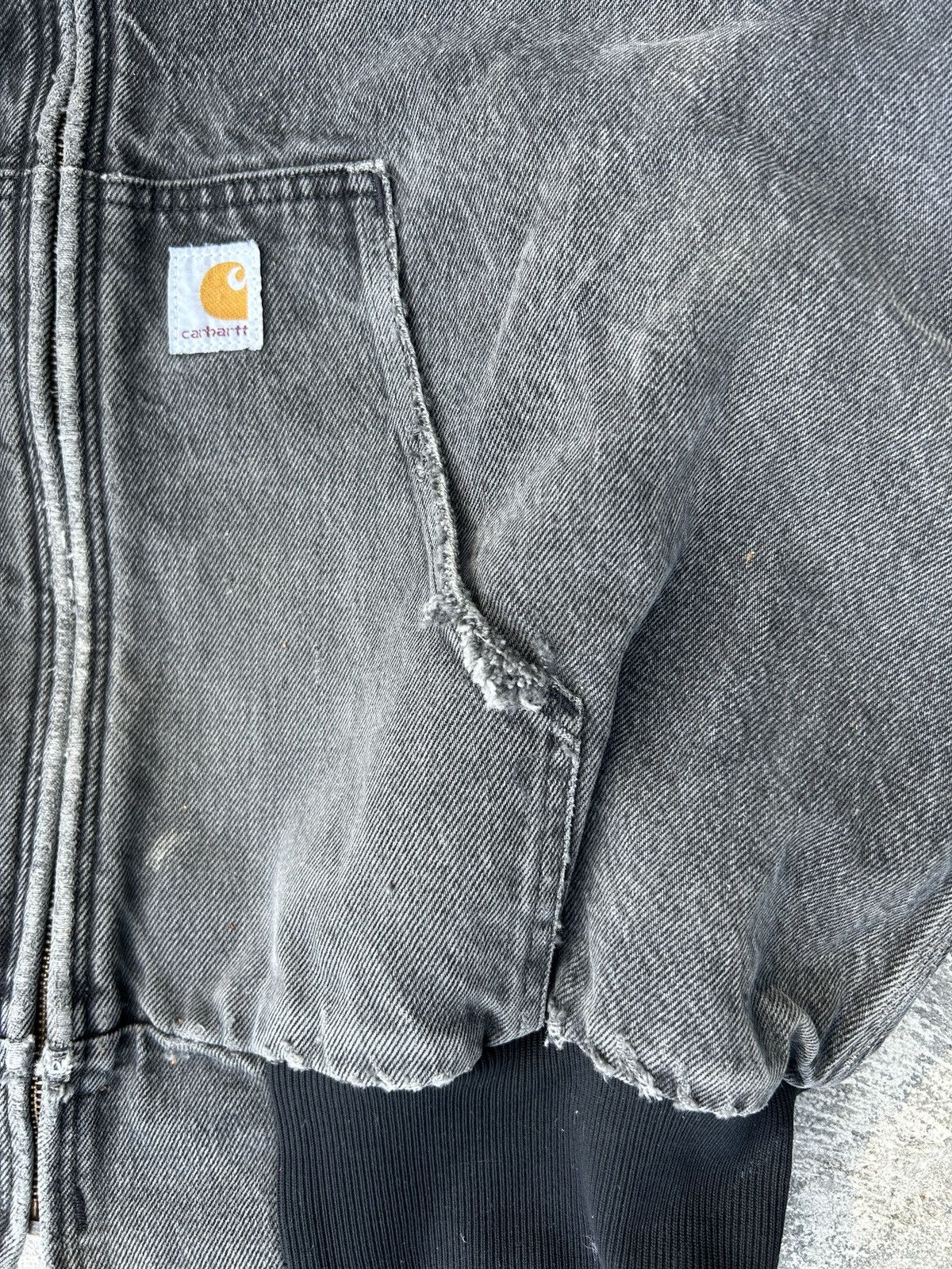 Carhartt × Carhartt Wip Vintage Aztec Carhartt Denim Jacket Size US L / EU 52-54 / 3 - 8 Thumbnail