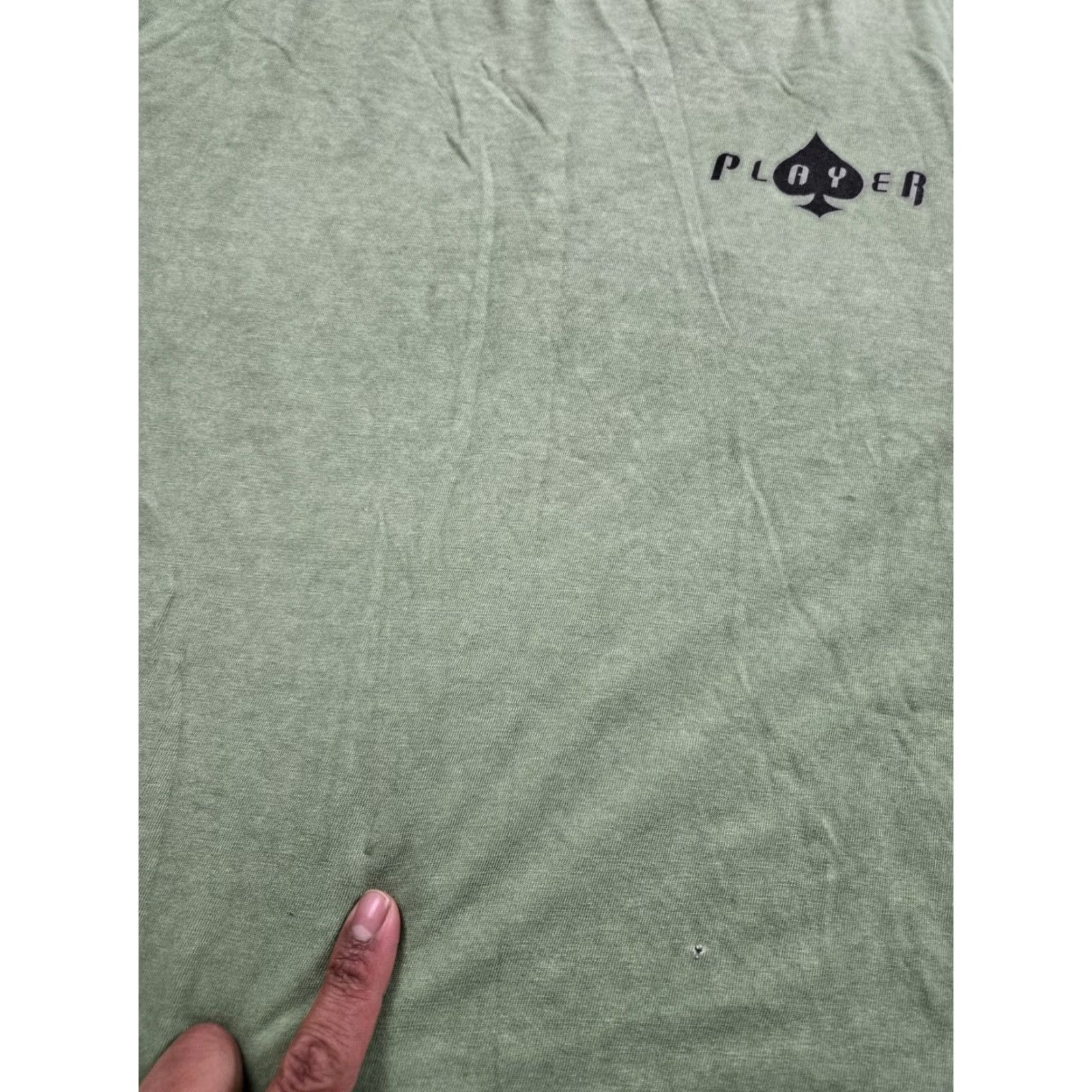 Vintage VINTAGE Crazy Shirts Shirt XL Men Green T-Shirt 2000s Poker Logo Graphic Print Short Sleeve Vintage Size US XL / EU 56 / 4 - 5 Thumbnail