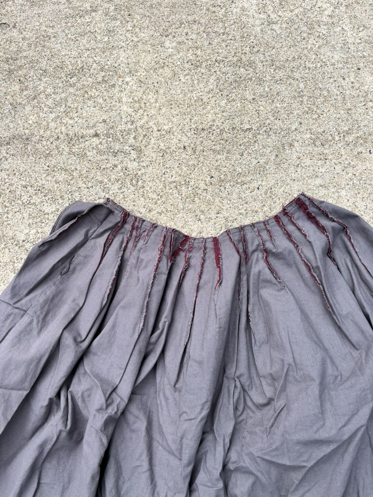 Miu Miu Vintage Miu Miu by Prada Dual Toned Distressed Wrap Skirt Size 26" / US 2 / IT 38 - 9 Thumbnail