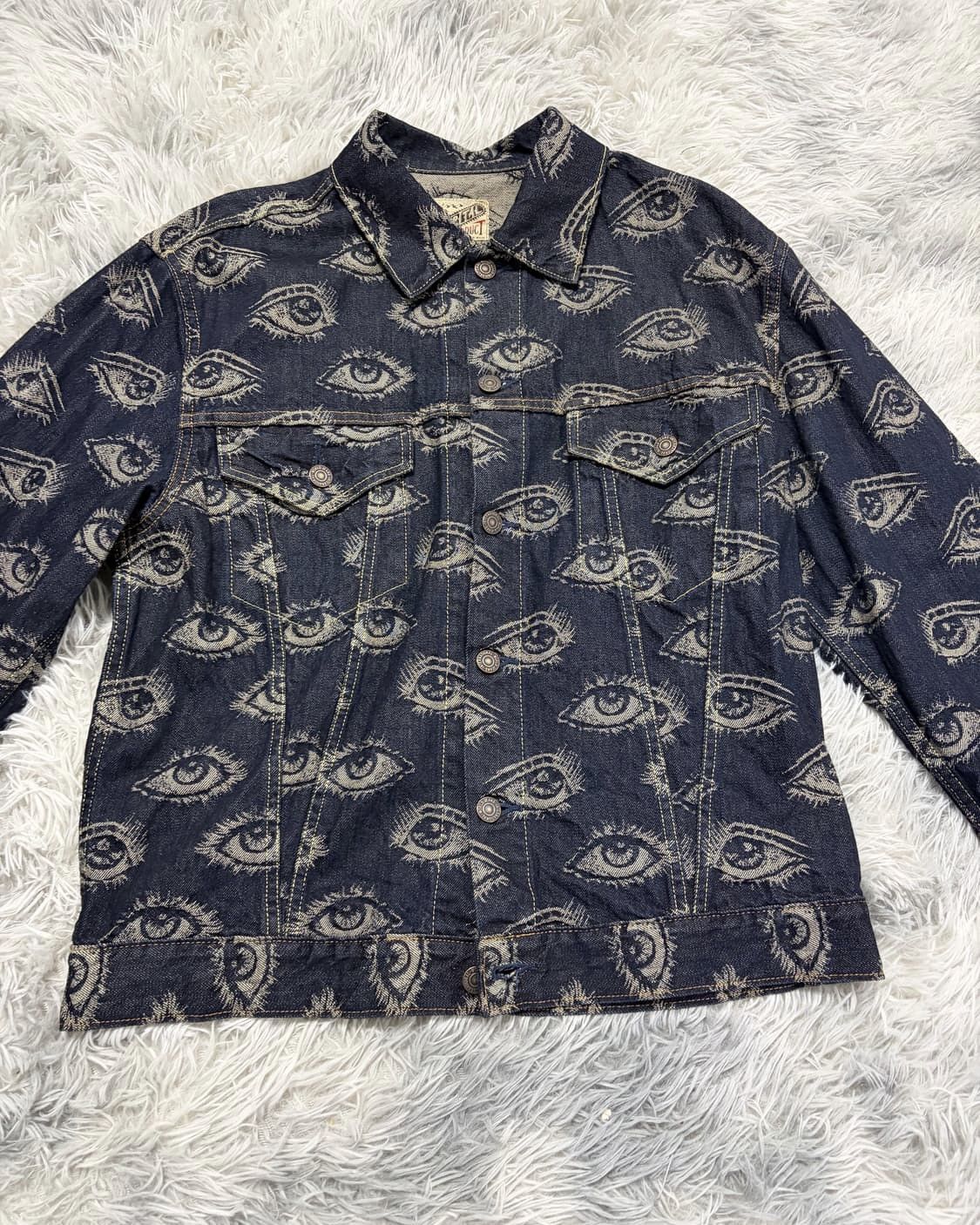 Kapital Kapital 12oz Speakeasy Denim 3rd Jacket Indigo | Grailed