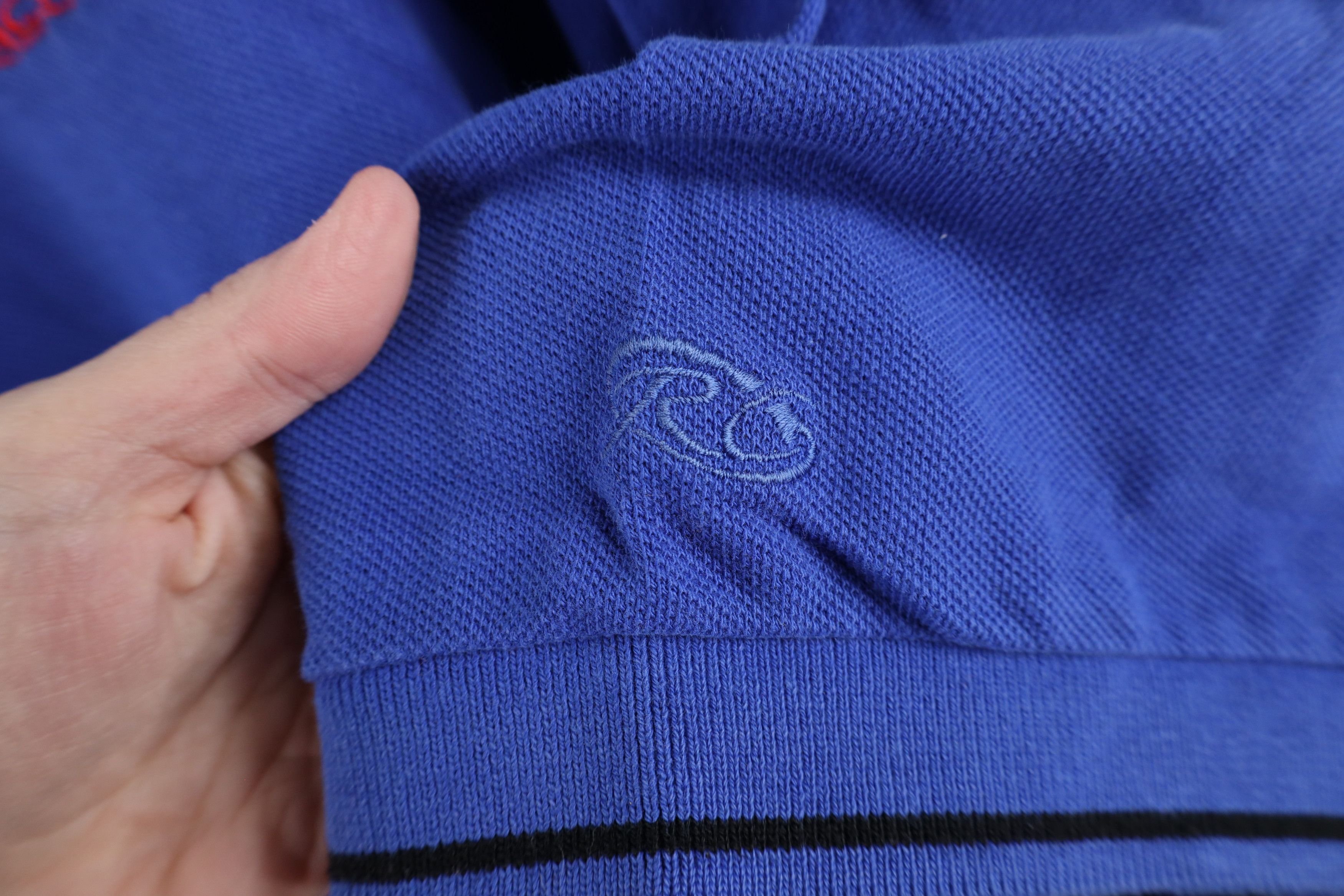 Vintage Vintage 90s Ford Racing Short Sleeve Polo Shirt Blue USA Size US XXL / EU 58 / 5 - 4 Thumbnail