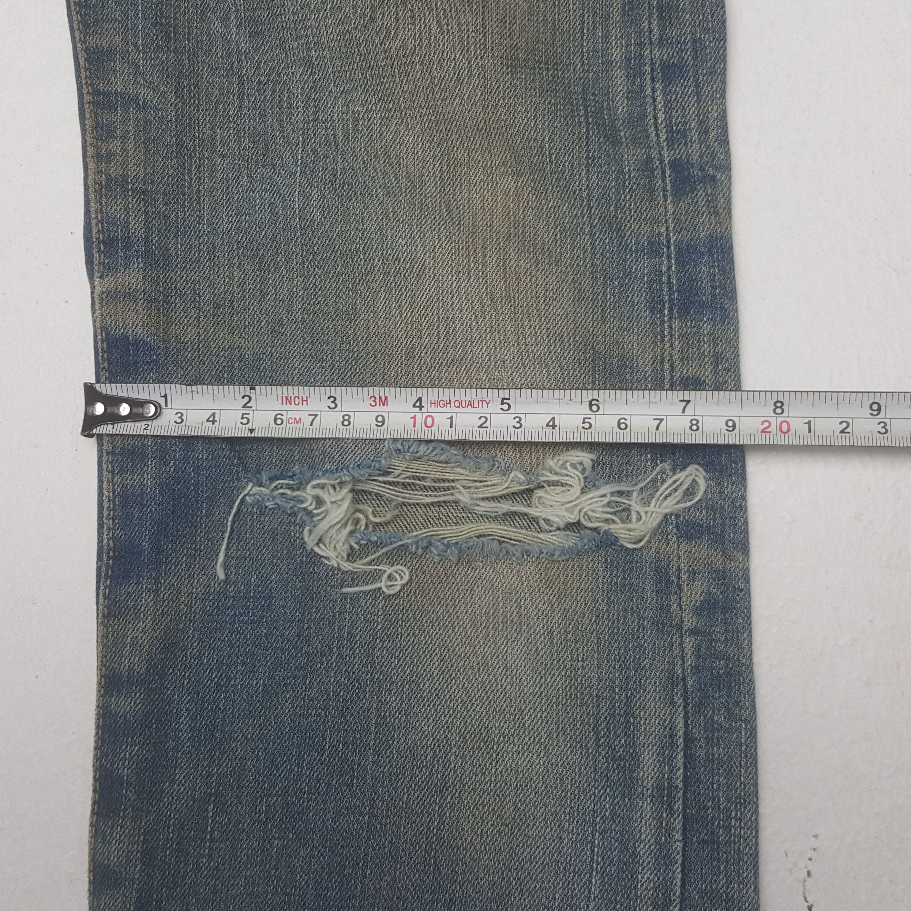 Edwin × Vintage Vintage Edwin American Distressed Style Denim Jeans Size US 26 / EU 42 - 12 Thumbnail
