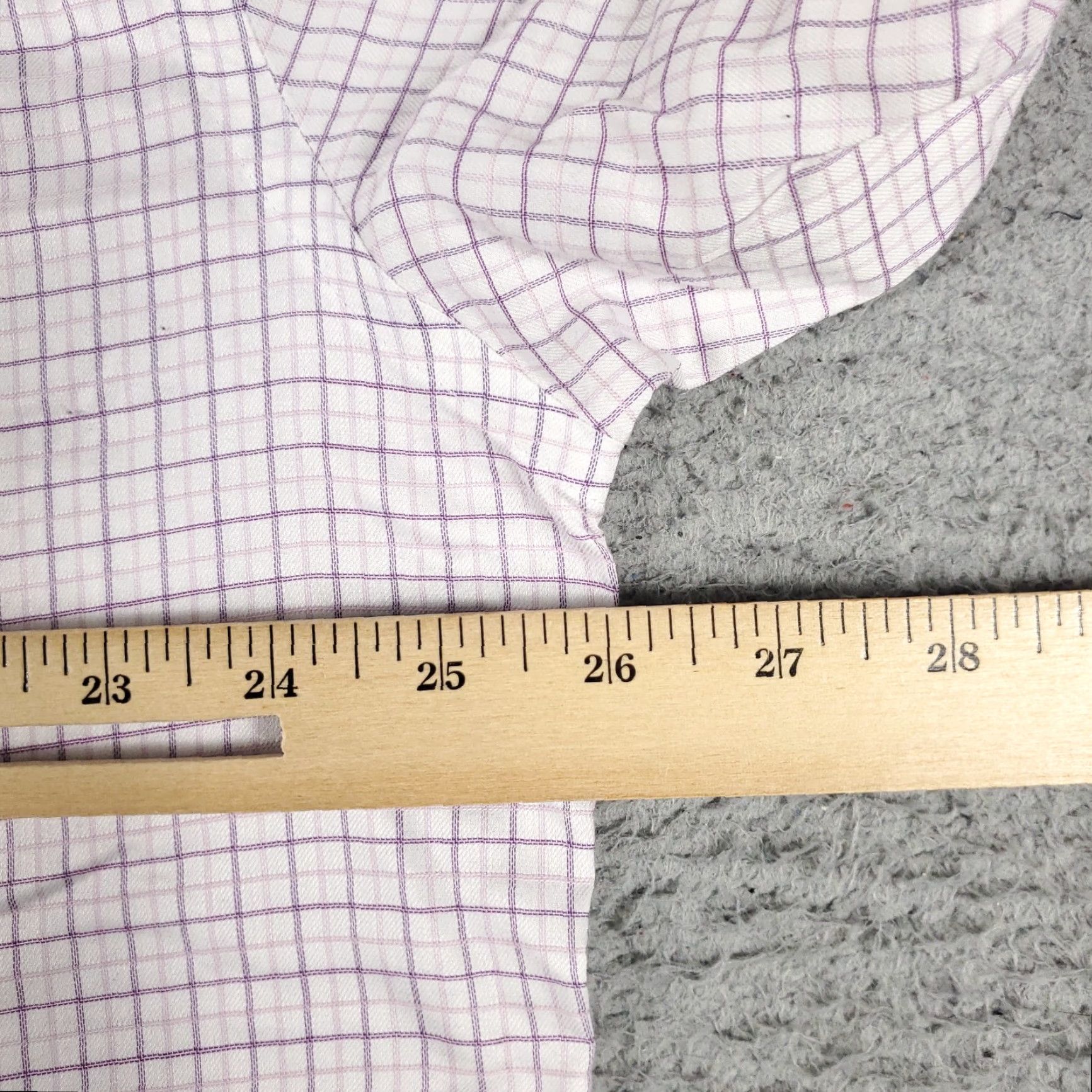 Tommy Hilfiger Tommy Hilfiger Shirt Adult XL Purple Plaid Button-Up Long Sleeve Cotton Mens Size US XL / EU 56 / 4 - 5 Thumbnail