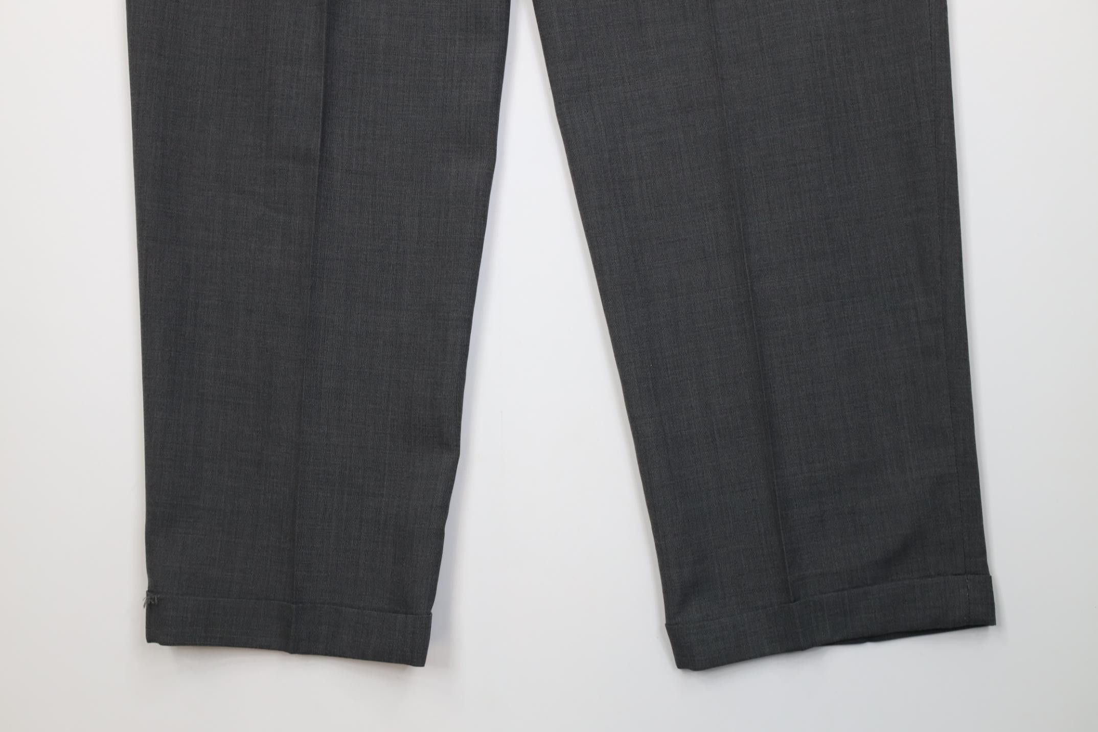 Vintage Vintage 90s Streetwear Blend Knit Chino Pants Heather Gray Size US 34 / EU 50 - 13 Thumbnail